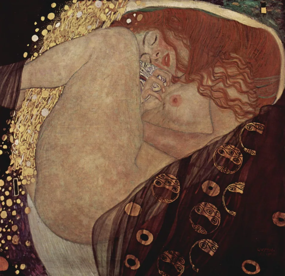 Danaë by Gustav Klimt, 1907–1908