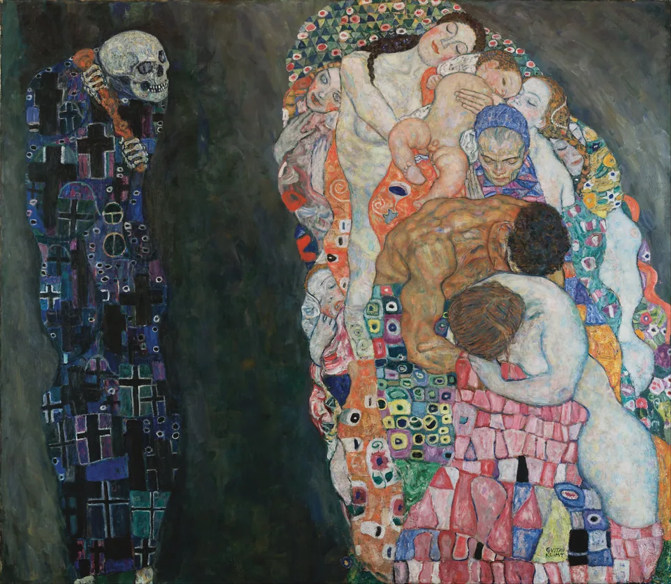 Death and Life by Gustav Klimt, 1910–1915