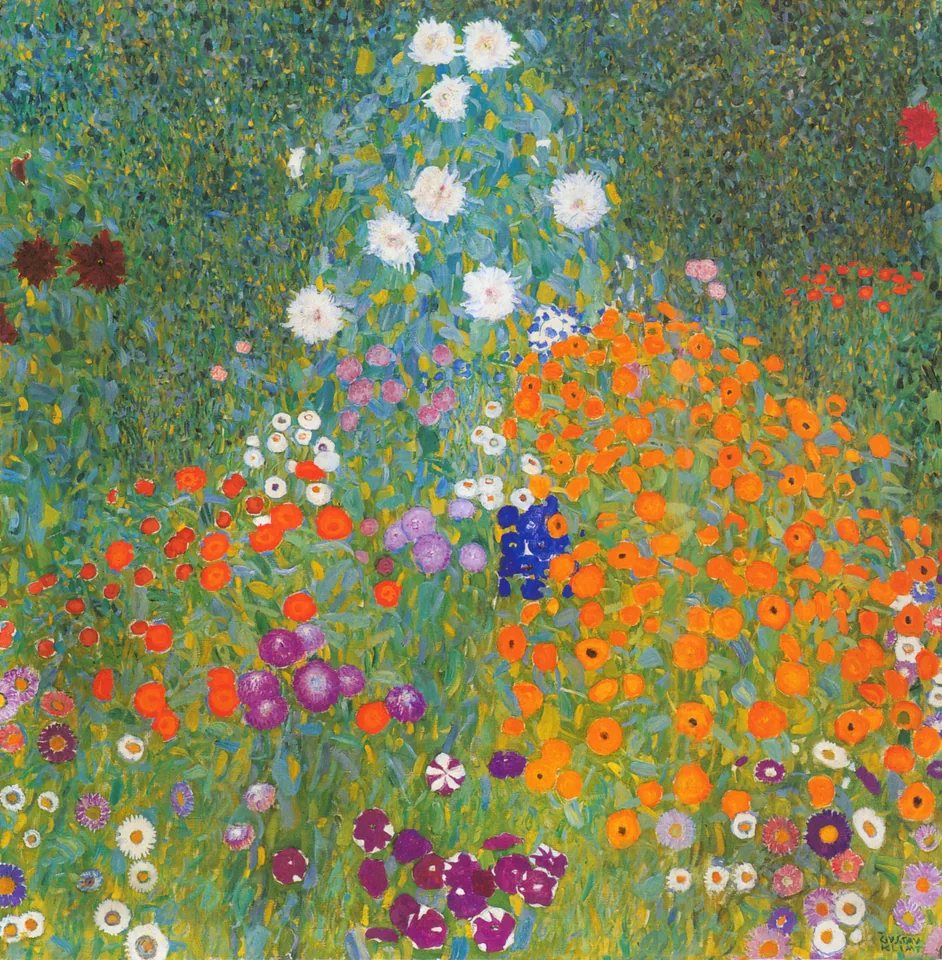 Flower Garden by Gustav Klimt, c. 1905–1907