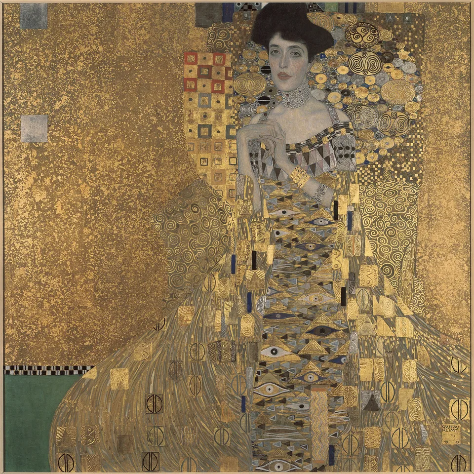 Portrait of Adele Bloch-Bauer I by Gustav Klimt, 1903–1907